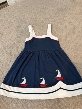 Claire & Charlie sailboat dress 4T